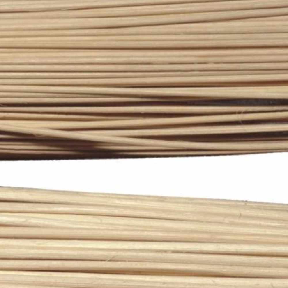 10M Chicote de 4Mm Fibra Junco Rattan Acabamento Creme