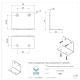 Cantoneira 6 X 4.7 Cm em Ferro Zincado com 4 Furos de Fixação